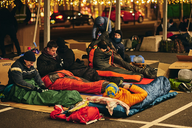 LandAid Sleepout for homeless