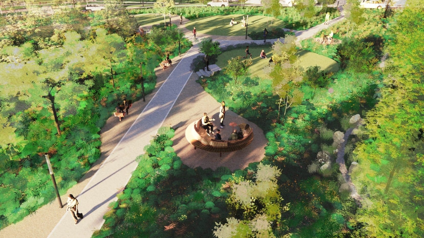 New park for old hospital site